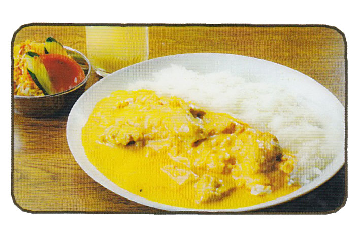 インド風カレーライス インド風カレーライス