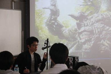 第2回 ゲームクリエイター科向けセミナー CGアーティスト 渡嘉敷拓馬氏