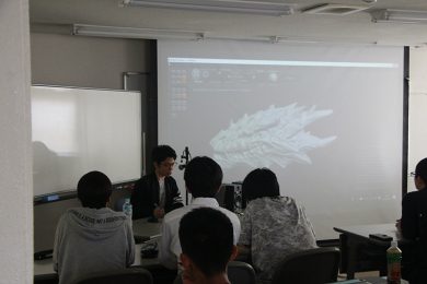 第2回 ゲームクリエイター科向けセミナー CGアーティスト 渡嘉敷拓馬氏